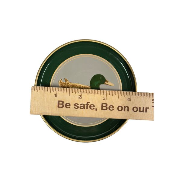 VTG OTAGIRI Japan Lacquerware Mallard Ducks Coaster Set Gibson Greeting Cards - Picture 6 of 7